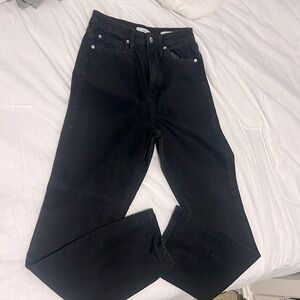 Forever 21 Black Straight Jeans